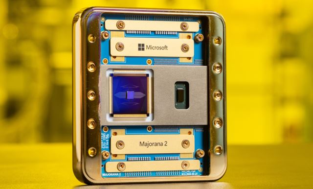 Microsoft predstavil kvantový procesor Majorana 2