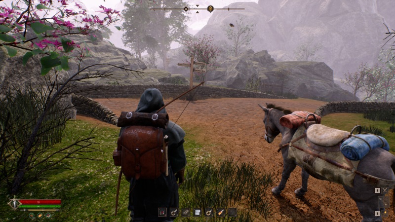 Hermit bude bojovať, objavovať a cestovať so svojím oslíkom