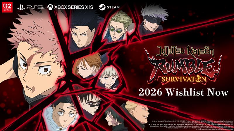 JUJUTSU KAISEN RUMBLE: SURVIVATON je survivors royale akcia od tvorcov Vampire Survivors