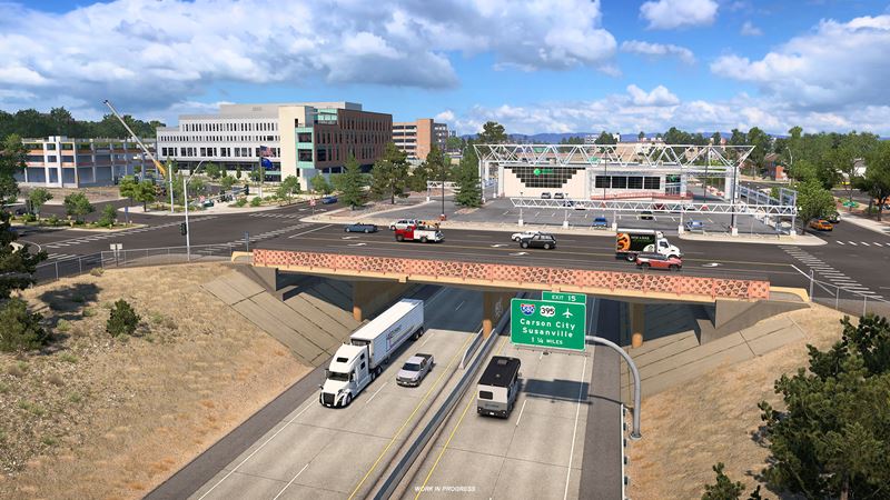 American Truck Simulator prerobí Nevadu, pribudnú nové mestá aj cesty