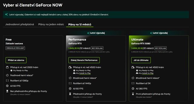 GeForce NOW v júli pridá 12 hier a končí letná zľava na ročné členstvo