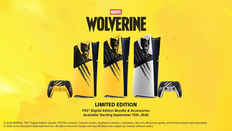 Sony predstavilo limitovanú PS5 a ovládače v štýle Marvel’s Wolverine