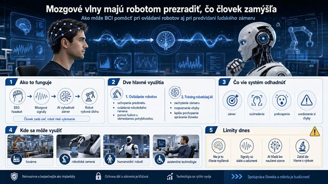 Mozgové vlny budú ovládať robotov, prezradia im, čo človek zamýšľa