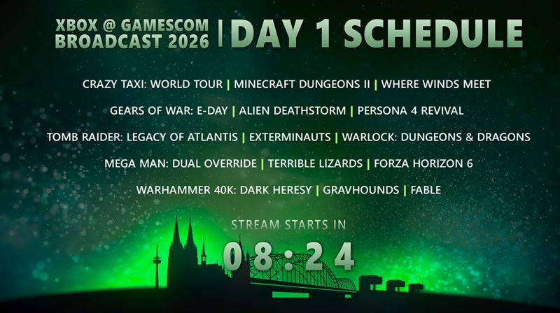 Microsoft spúšťa svoj Xbox Gamescom stream