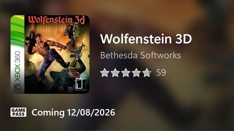 Počas Quakeconu zrejme príde vylepšený Wolfenstein z roku 2009 a neskôr do game passu aj Wolfenstein 3D