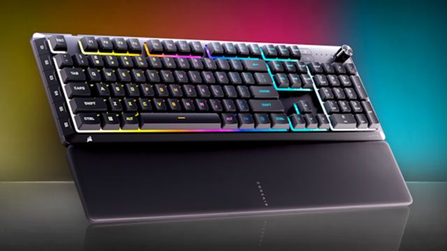 Corsair predstavil dostupnú hernú klávesnicu a bezdrôtovú myš