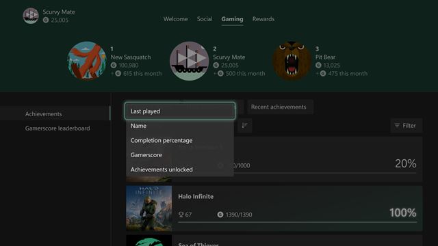 XBOX testuje nahrávanie hlasového chatu, obnovu starších pozícií a väčší wishlist