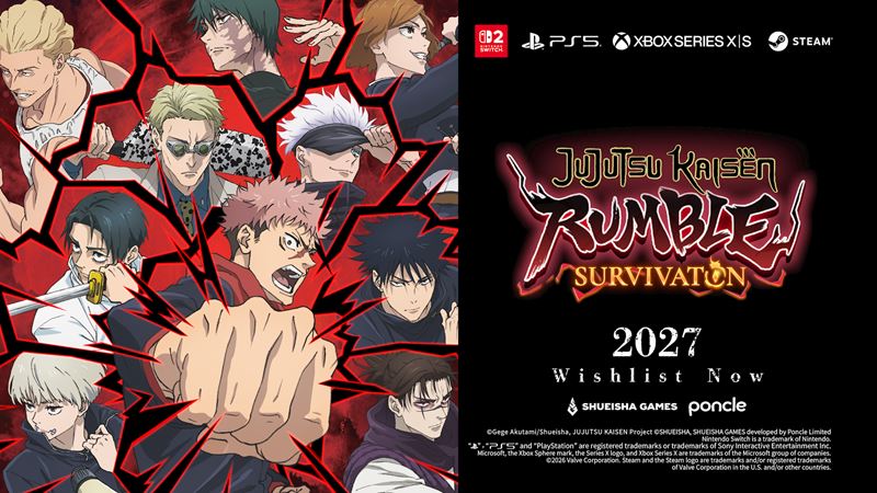Jujutsu Kaisen Rumble: Survivaton odkladá vydanie na 2027, ukázalo nové postavy a bossov