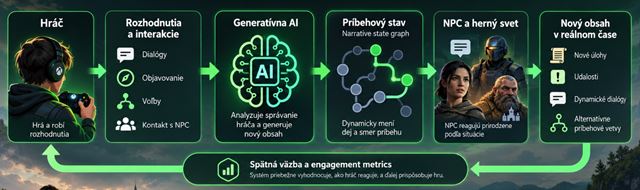 Microsoft si patentoval AI systém, ktorý môže meniť príbeh hry v reálnom čase