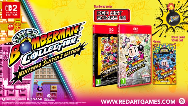 Super Bomberman Collection vyšla vo fyzickej edícii, Switch 2 verzia príde neskôr