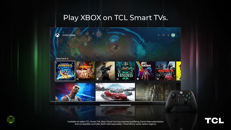 XBOX aplikácia príde aj na TCL Smart TV