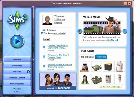 Sims 3 prezentuje online monosti