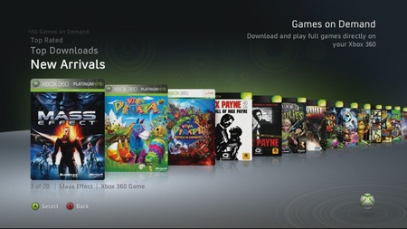 Gigantick Xbox360 dashboard update priblen