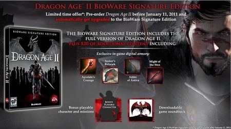 Dragon Age II v predobjednvkach s bonusmi