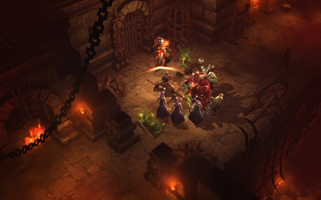Diablo III  a boj proti  skupine nepriateov