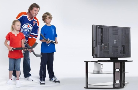 Wayne Gretzky tvrou NHL pre Wii