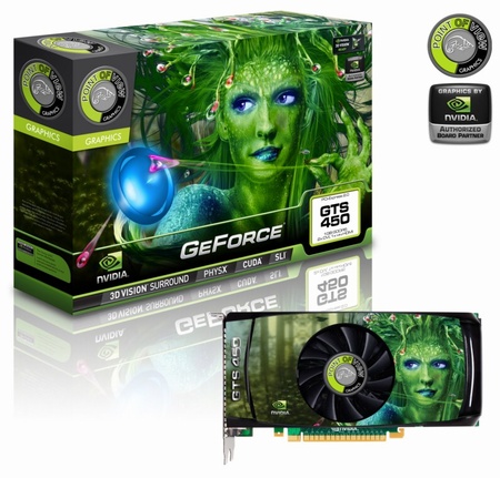 Nvidia Geforce GTS 450 predstaven