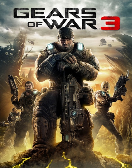 Gears of War 3 ukazuje coverart