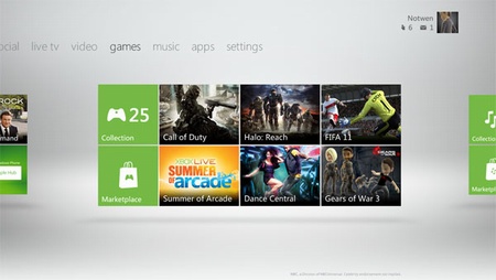 Jesenn update pre Xbox dashboard predstaven