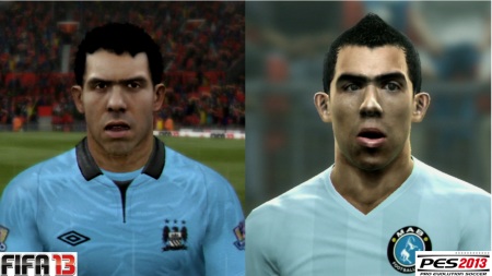 FIFA 13 vs PES 2013 porovnanie tvr hrov