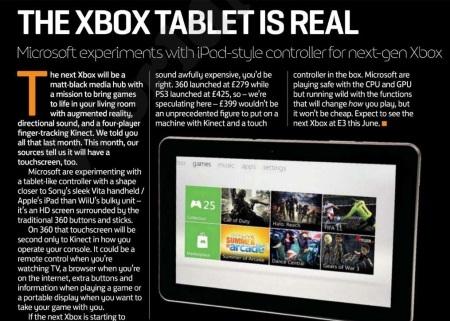 Bude ma Xbox720 skutone tablet?