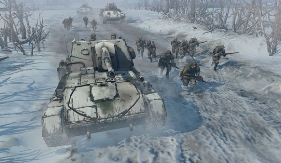 Company of Heroes 2 gameplay z bety