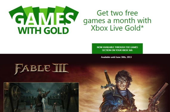 Hry zadarmo pre Xbox360 Gold spusten