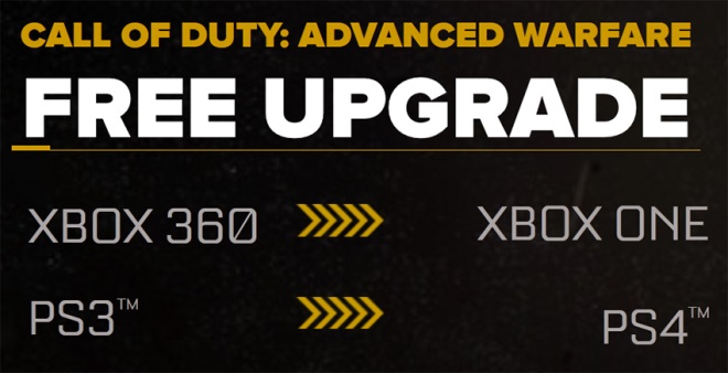 Upgrade Call of Duty Advanced Warfare z oldenu na nextgen bude zadarmo