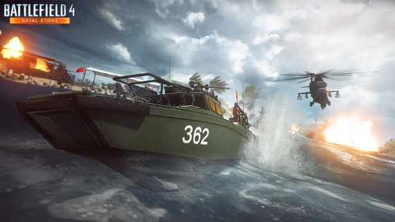 Battlefield 4 Naval Strike DLC predveden v pohybe