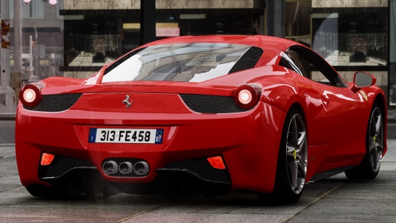 Jedno Ferrari a alie zbery na zmodovan GTA  IV