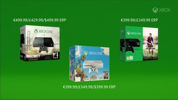 Nov Xbox One bundle prdu na jese - ierne, ed, biele, aj s 1TB diskom