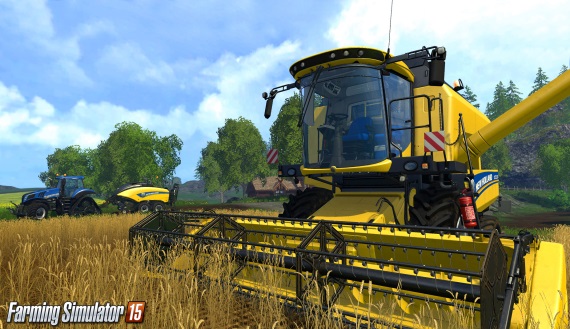 Farming Simulator 2015 prde na pole budci mesiac