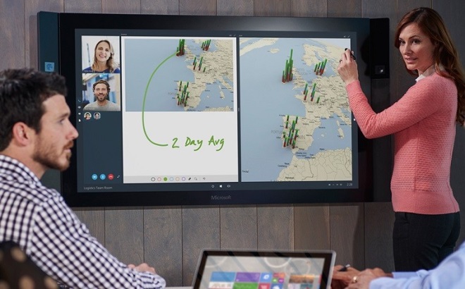 Microsoft Surface Hub bude dostupn v dvoch vekostiach