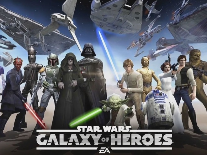 Star Wars Galaxy of Heroes vyiel na mobiloch a tabletoch