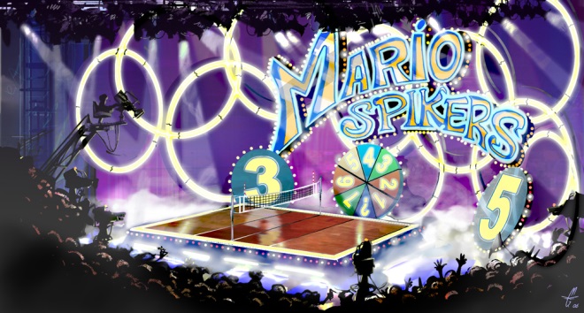 Mario Spikers mal zmiea volejbal s wrestlingom