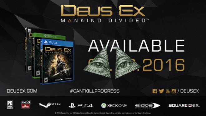 Deus Ex: Mankind Divided m dtum vydania
