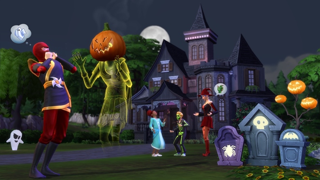 The Sims 4: Get Together oslvi Halloween v novom meste