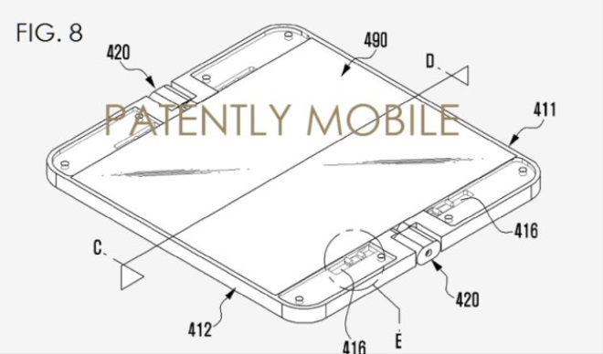 Samsung si patentoval zariadenie so skladacm displejom