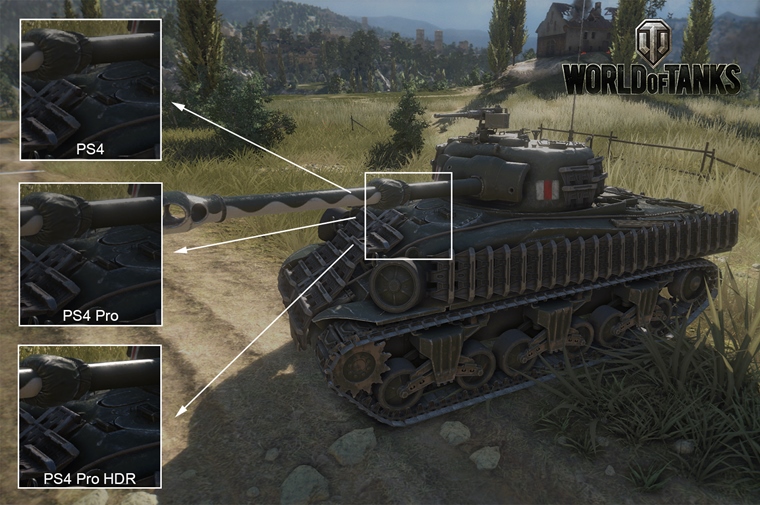 Ako vyzer vylepen World of Tanks pre PS4 Pro?
