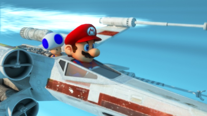 Star Kart, pardny fanikovsk mix Mario Kart a Star Wars