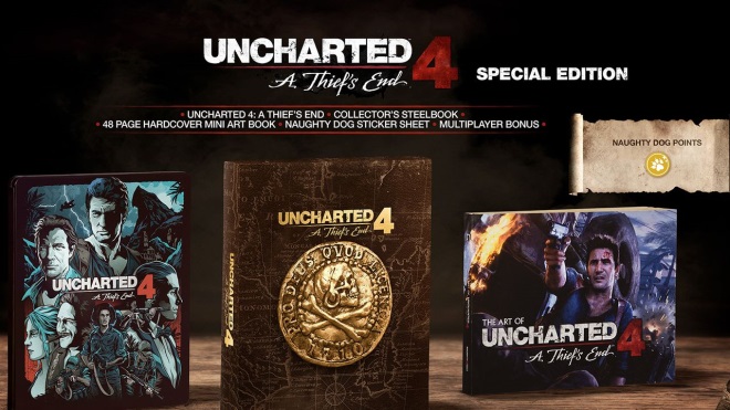 Uncharted 4 edcie predstaven na videch