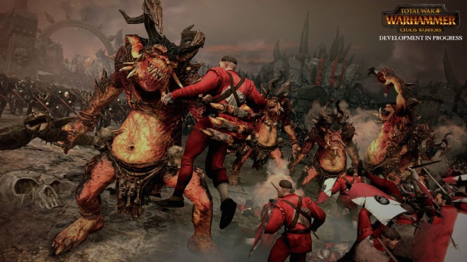 Total War Warhammer ukazuje boj Impria proti bojovnkom Chaosu