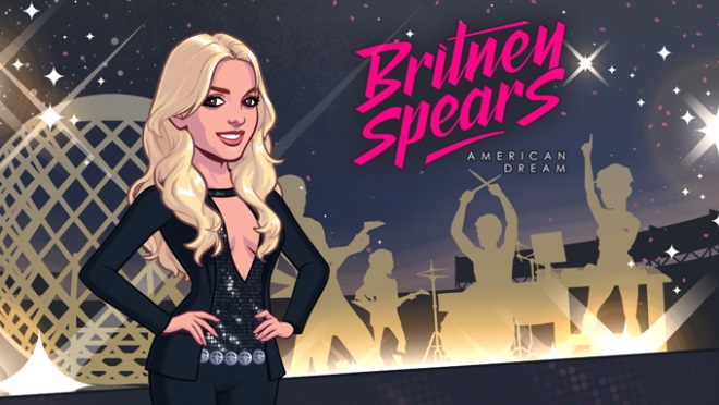 Britney Spears u m tie svoju mobiln hru - American Dream 