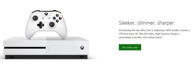 Xbox One S leaknut, je o 40 percent men