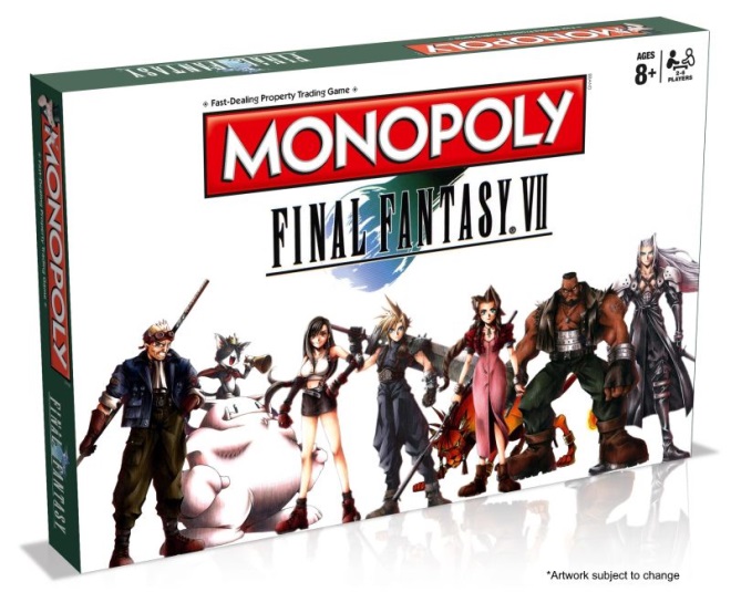 Oznmen Final Fantasy VII Monopoly, vyjde v aprli 2017