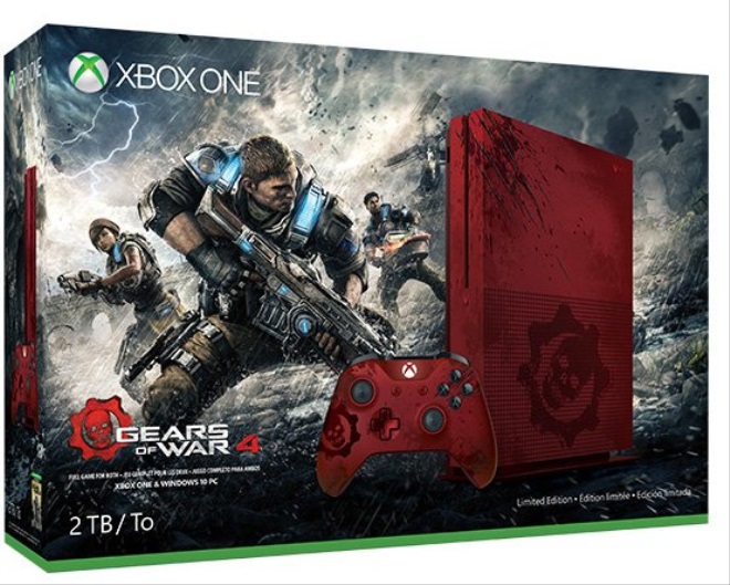 Limitovan edcia Xbox One S Gears of War 4 leaknut