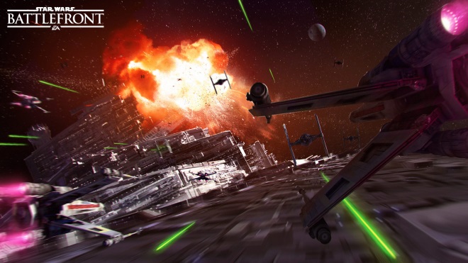 Star Wars: Battlefront ak trojfzov nienie Hviezdy smrti