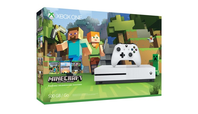 Nov bundle pribauje k Xbox One S konzole Minecraft s bonusmi