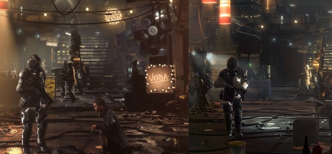 Deus Ex - porovnanie PC vs PS4 Pro