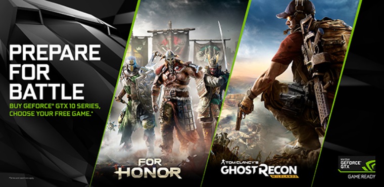 For Honor alebo Ghost Recon Wildlands zskate u aj ku GeForce GTX 1060 kartm